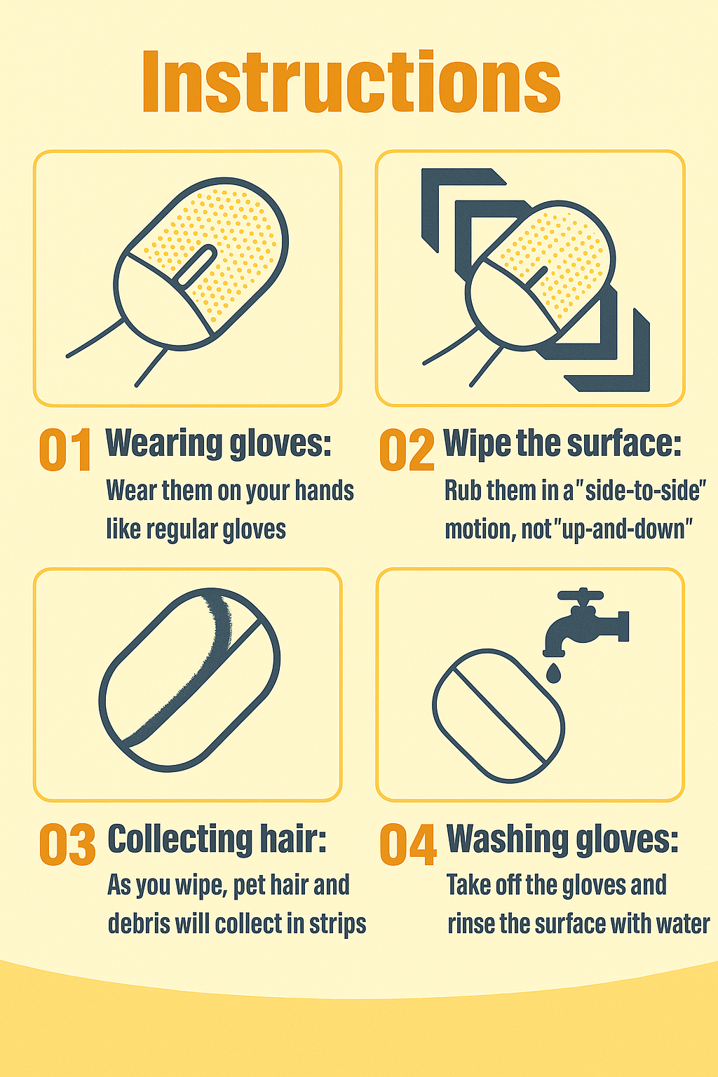 Petlumin™ Premium Pet Hair Removal Glove