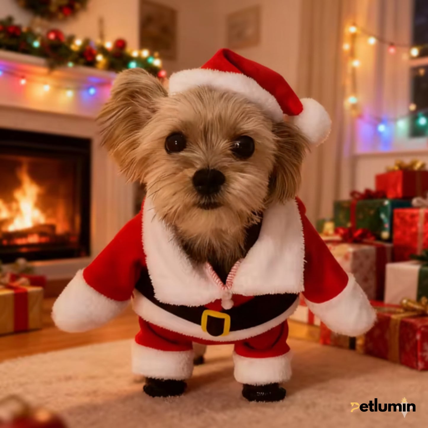 Petlumins™ Christmas Santa Pet Costume